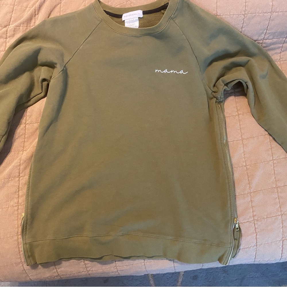Olive Green 'Mama' Sweatshirt